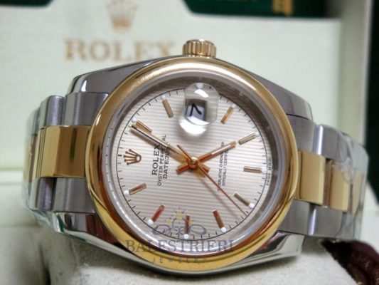 rolex replica datejust oro giallo bianco